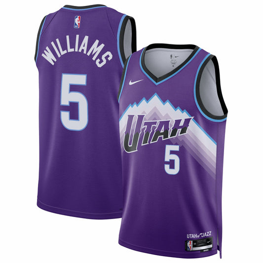 Cody Williams Utah Jazz Unisex Swingman Jersey - Icon Edition - Purple | NBA Jerseys