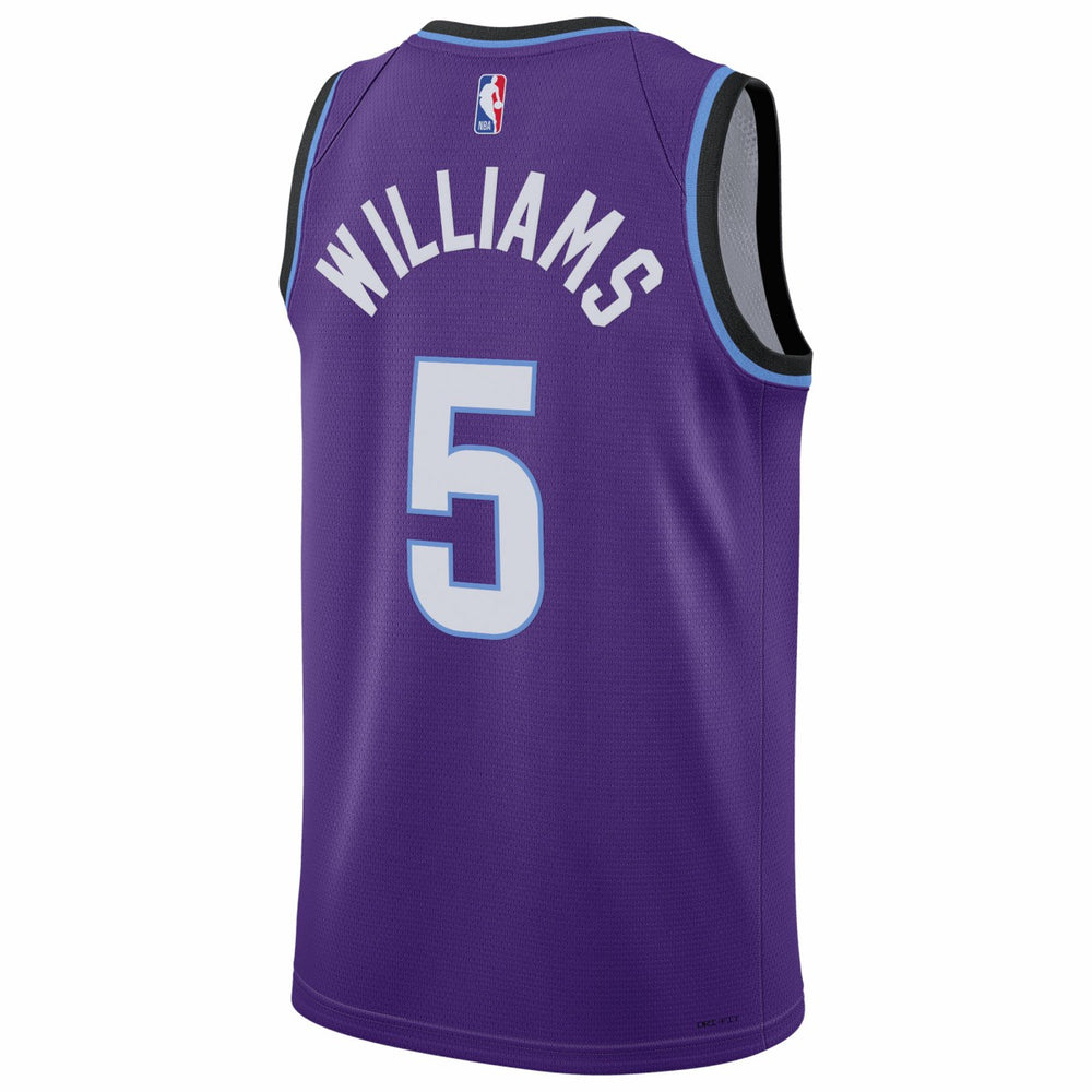 Nike - Cody Williams Utah Jazz Unisex Swingman Jersey - Icon Edition - Purple