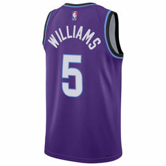 Nike - Cody Williams Utah Jazz Unisex Swingman Jersey - Icon Edition - Purple