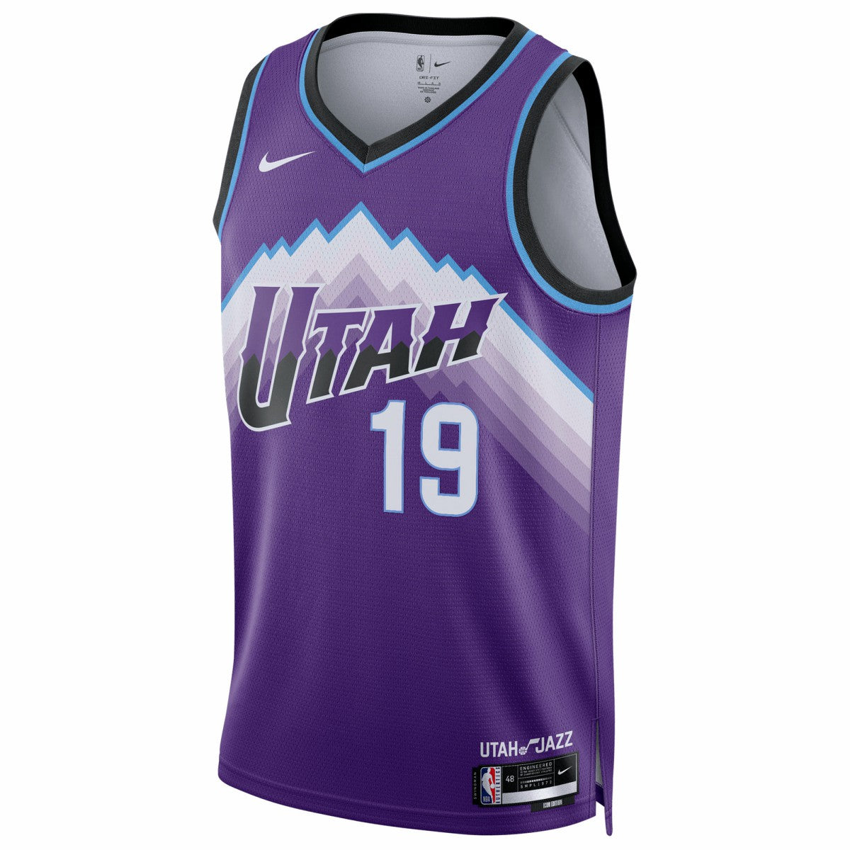 Nike - Ace Bailey Utah Jazz Unisex Swingman Jersey - Icon Edition - Purple