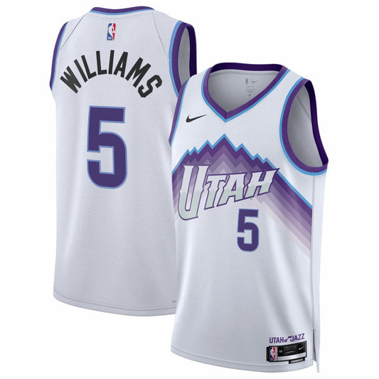 Cody Williams Utah Jazz Unisex Swingman Jersey - Association Edition - White | NBA Jerseys
