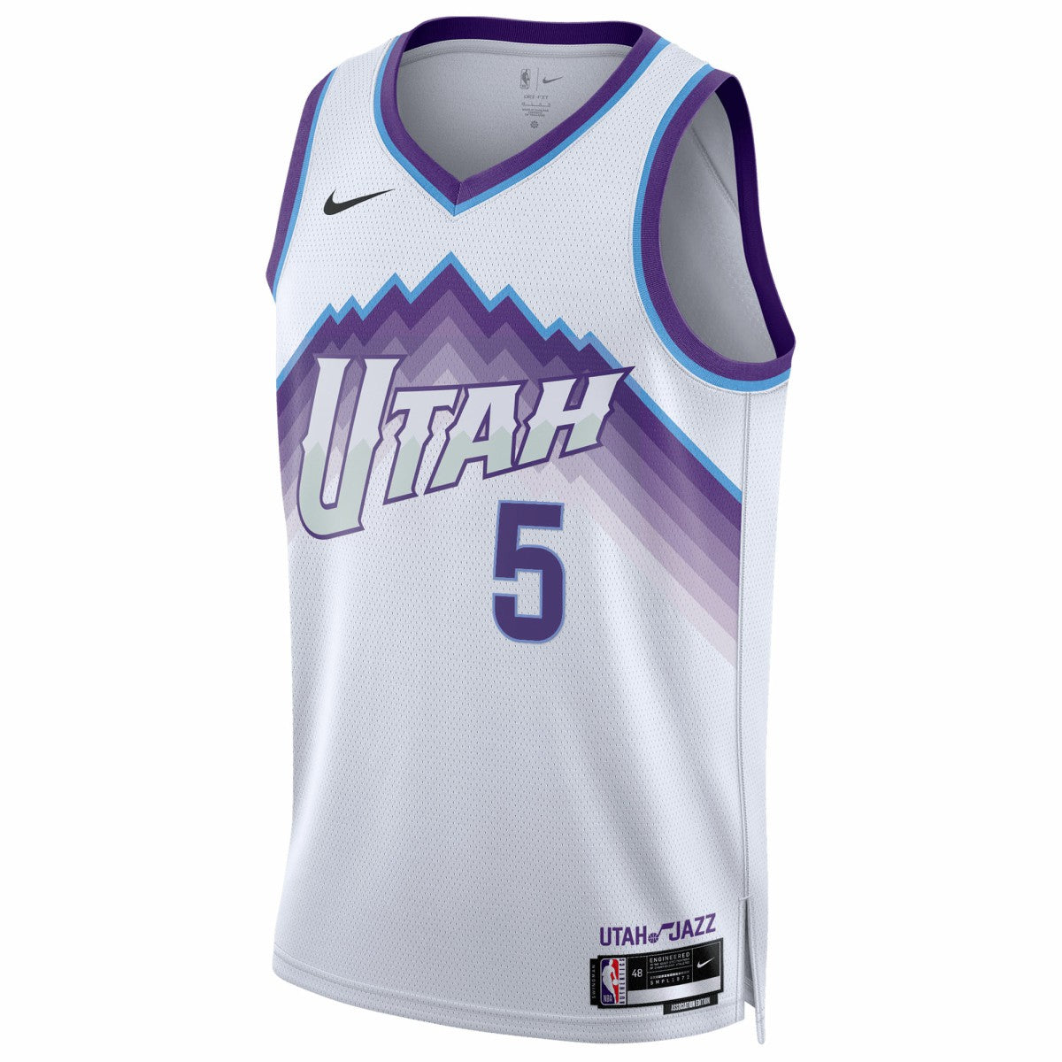Nike - Cody Williams Utah Jazz Unisex Swingman Jersey - Association Edition - White