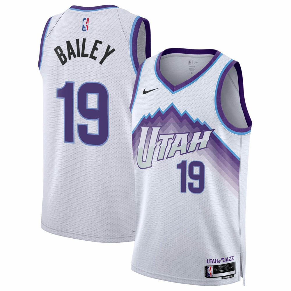 Nike - Ace Bailey Utah Jazz Unisex Swingman Jersey - Association Edition - White