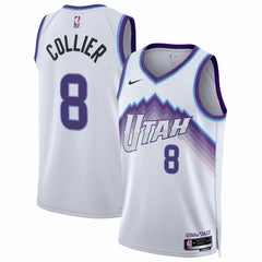Nike - Isaiah Collier Utah Jazz Unisex Swingman Jersey - Association Edition - White
