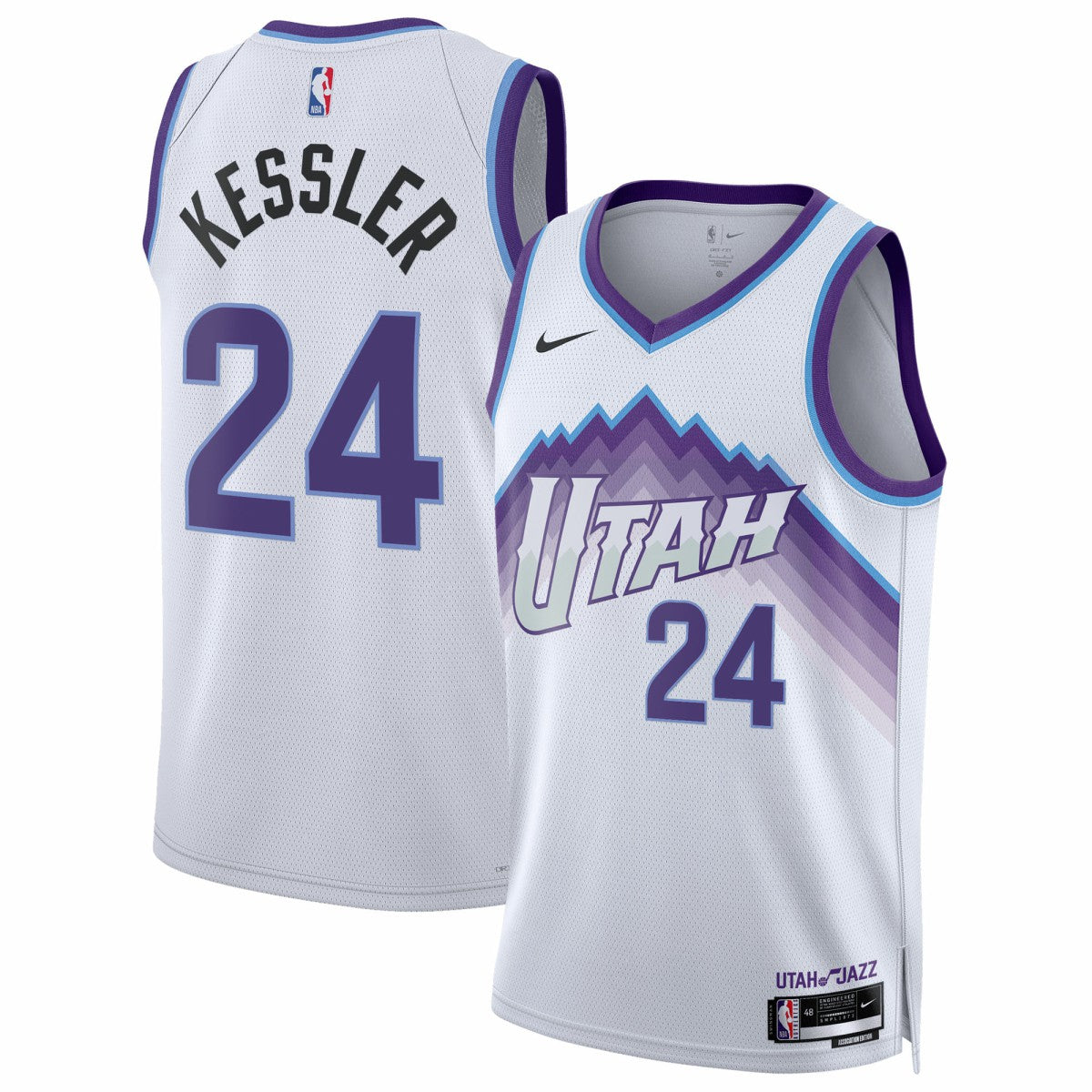 Walker Kessler Utah Jazz Unisex Swingman Jersey - Association Edition - White | NBA Jerseys