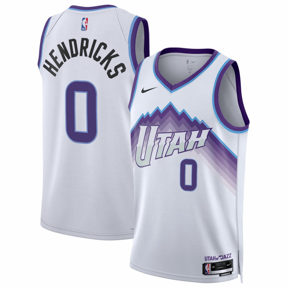 Nike - Taylor Hendricks Utah Jazz Unisex Swingman Jersey - Association Edition - White