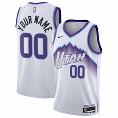 Nike - Utah Jazz Unisex Swingman Custom Jersey - Association Edition - White