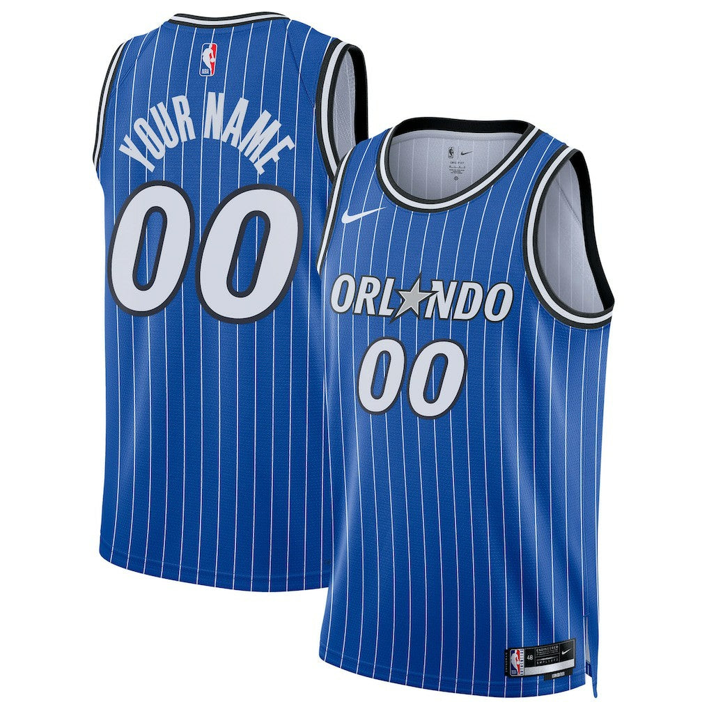 Nike - Orlando Magic Unisex Swingman Custom Jersey - Icon Edition - Blue