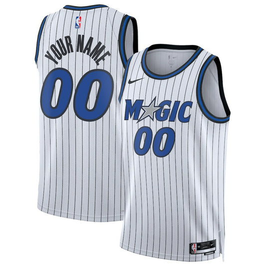 Orlando Magic Unisex Swingman Custom Jersey - Association Edition - White | NBA Jerseys