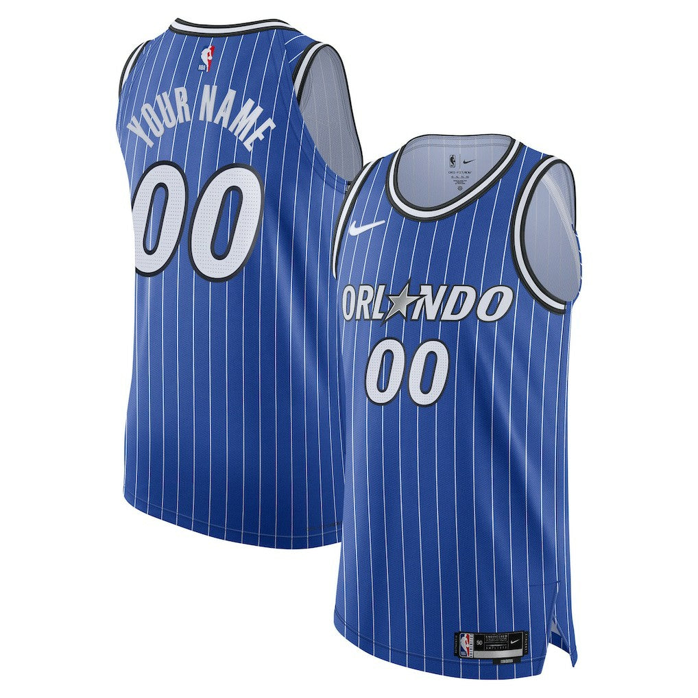 Orlando Magic Authentic Custom Jersey - Icon Edition - Blue | NBA Jerseys