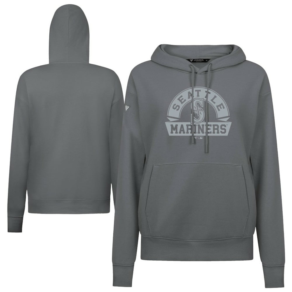 Seattle Mariners Levelwear Women's Adorn Banner Arch Hoodie On Sale