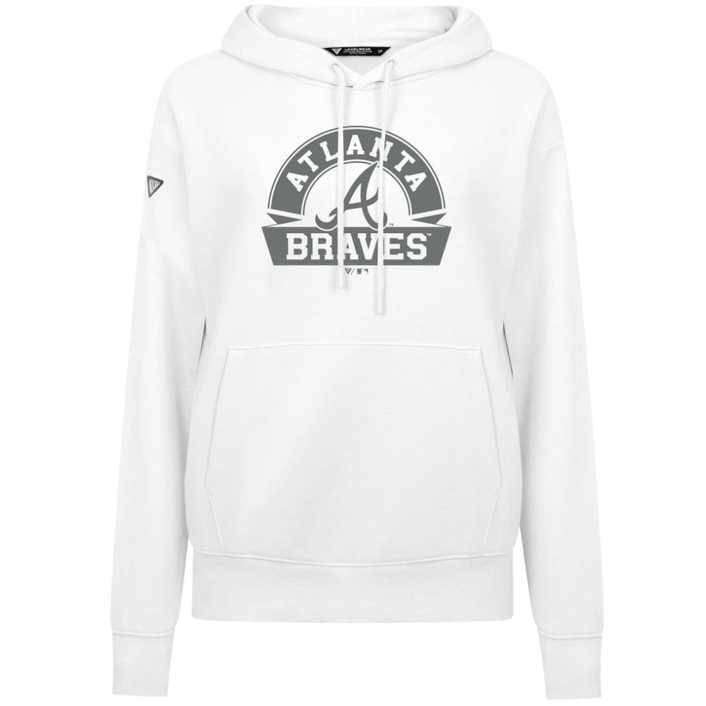 Atlanta Braves Levelwear Women's Adorn Banner Arch Hoodie Near Me