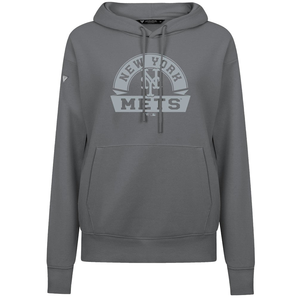 New York Mets Levelwear Women's Adorn Banner Arch Hoodie discount