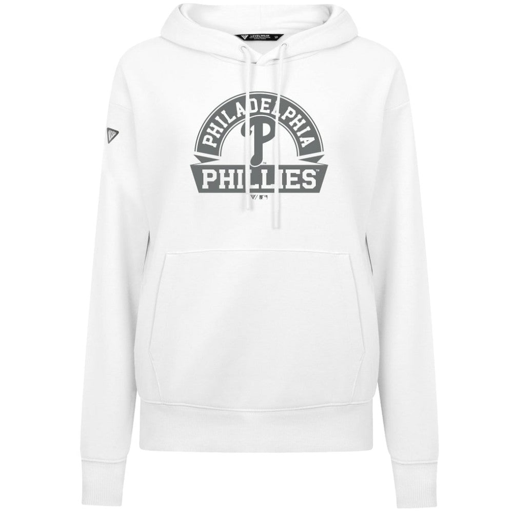 Philadelphia Phillies Levelwear Women's Adorn Banner Arch Hoodie for sale