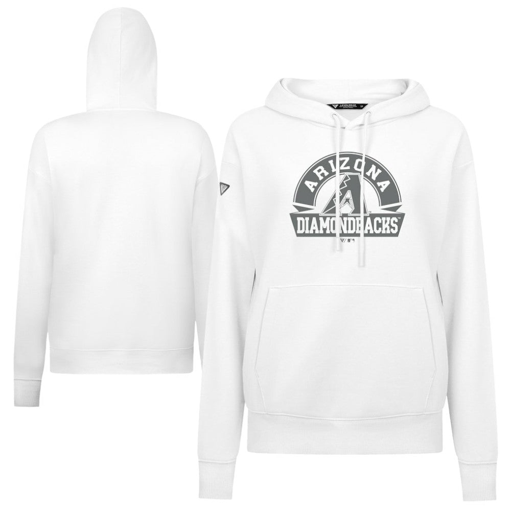Arizona Diamondbacks Levelwear Women's Adorn Banner Arch Hoodie Clearance