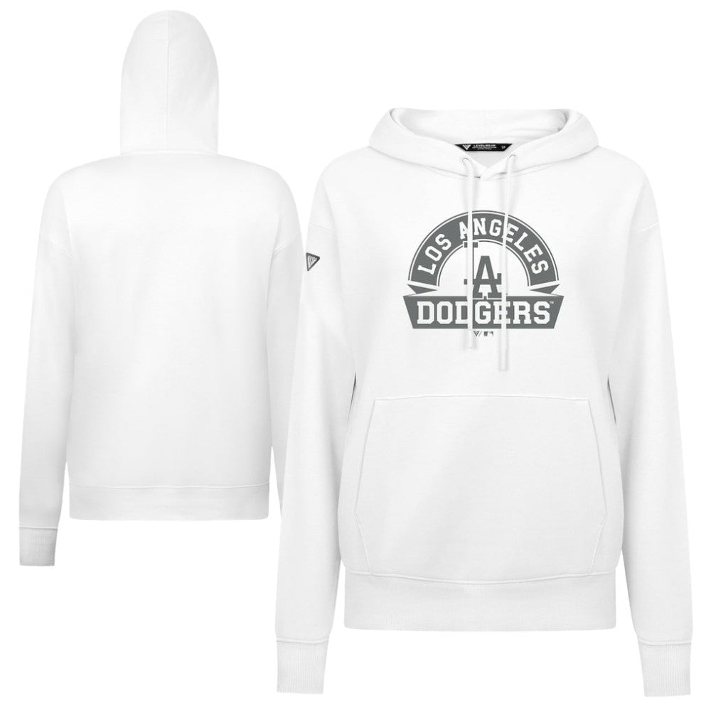 Los Angeles Dodgers Levelwear Women's Adorn Banner Arch Hoodie On Sale