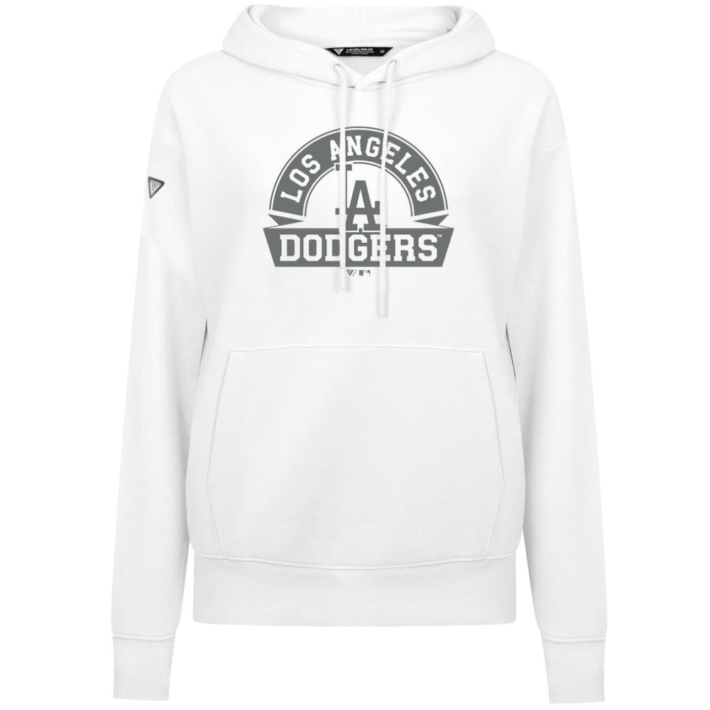 Los Angeles Dodgers Levelwear Women's Adorn Banner Arch Hoodie On Sale