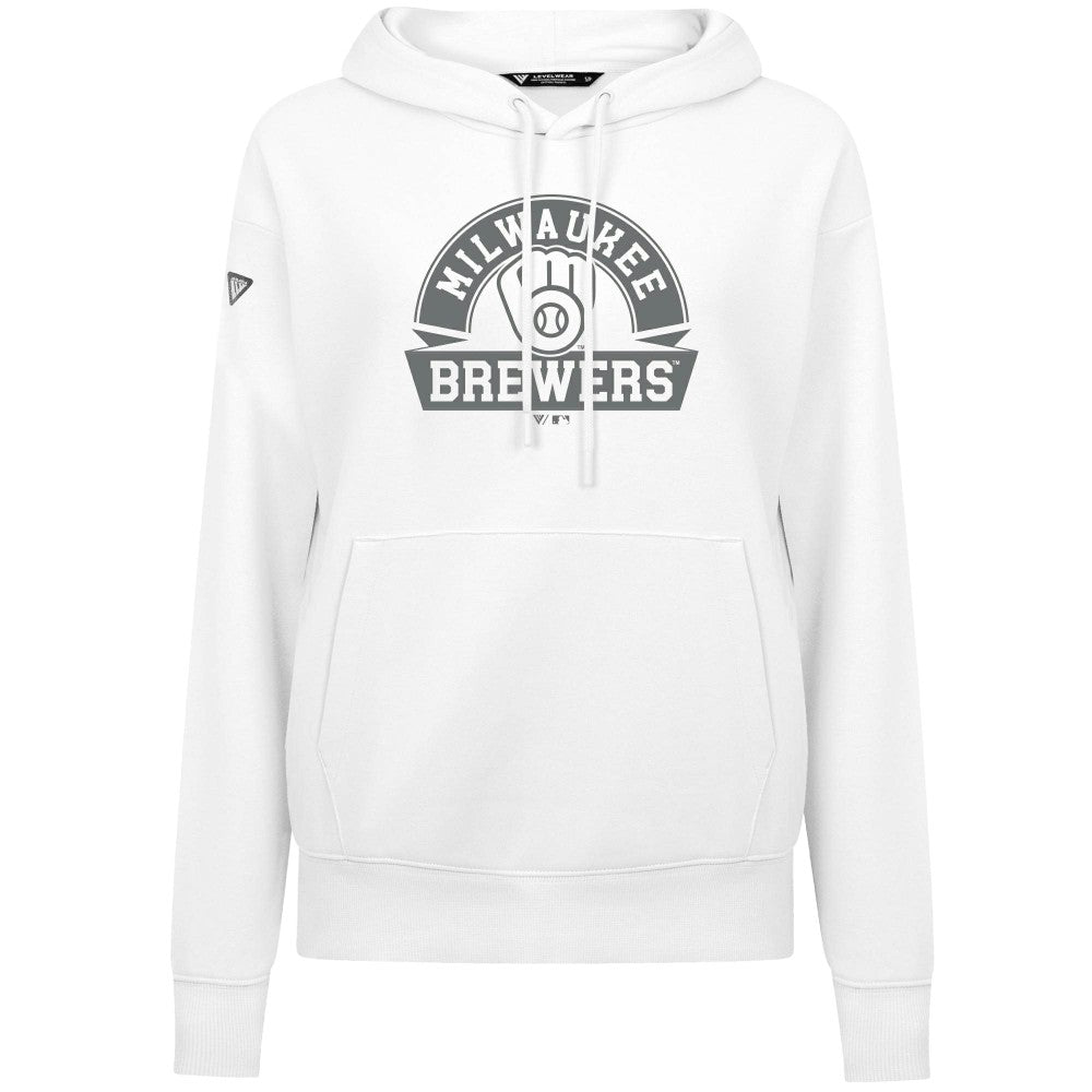 Milwaukee Brewers Levelwear Women's Adorn Banner Arch Hoodie Near Me