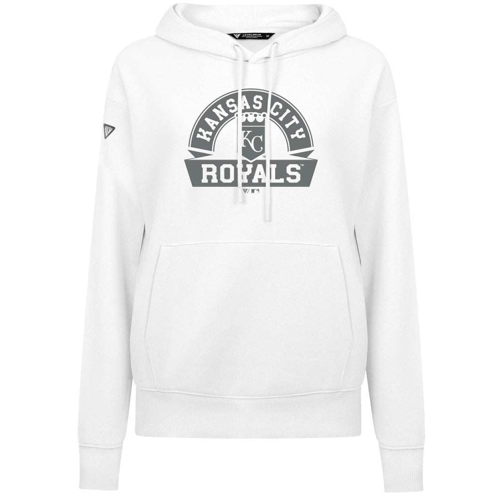 Kansas City Royals Levelwear Women's Adorn Banner Arch Hoodie discount