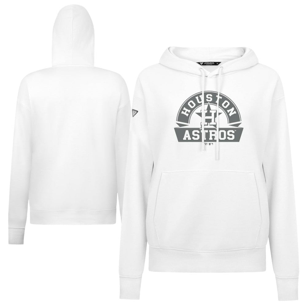 Houston Astros Levelwear Women's Adorn Banner Arch Hoodie Lifestyle
