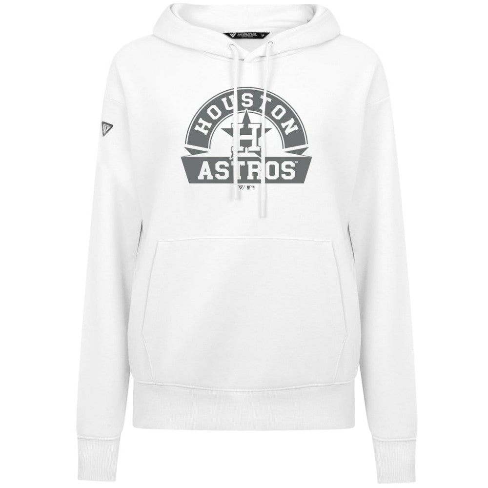 Houston Astros Levelwear Women's Adorn Banner Arch Hoodie Lifestyle