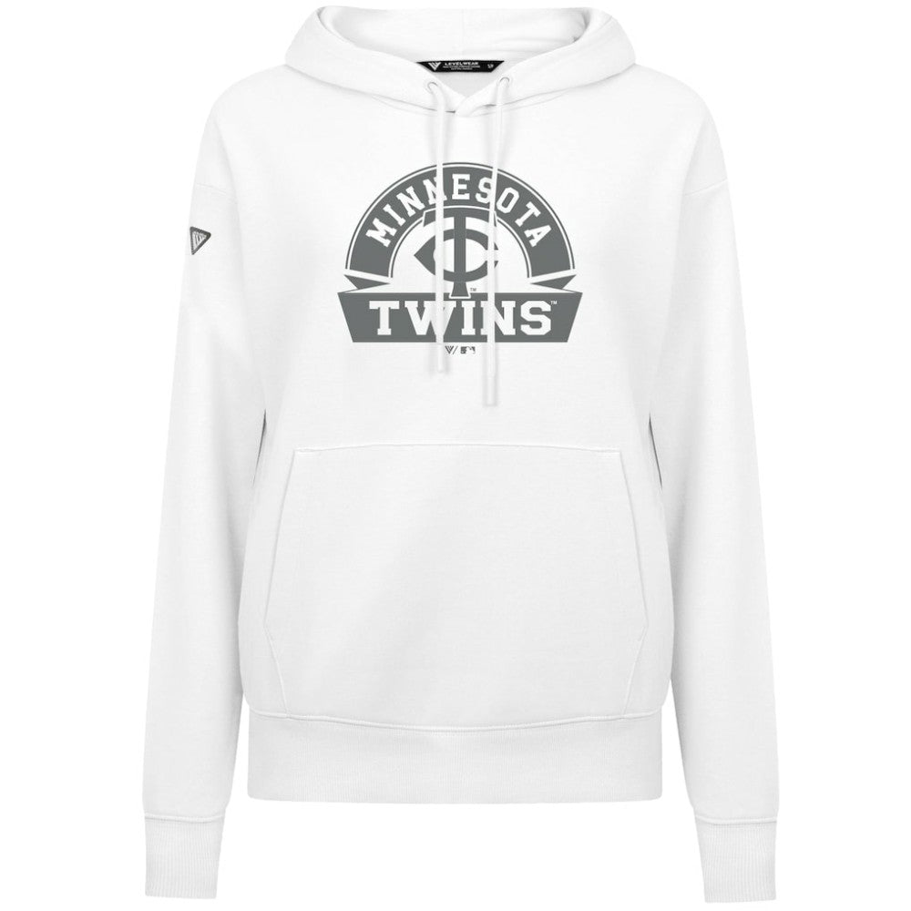 Minnesota Twins Levelwear Women's Adorn Banner Arch Hoodie Lifestyle