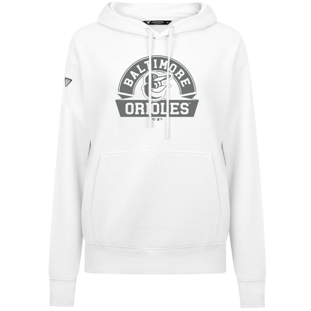 Baltimore Orioles Levelwear Women's Adorn Banner Arch Hoodie for sale