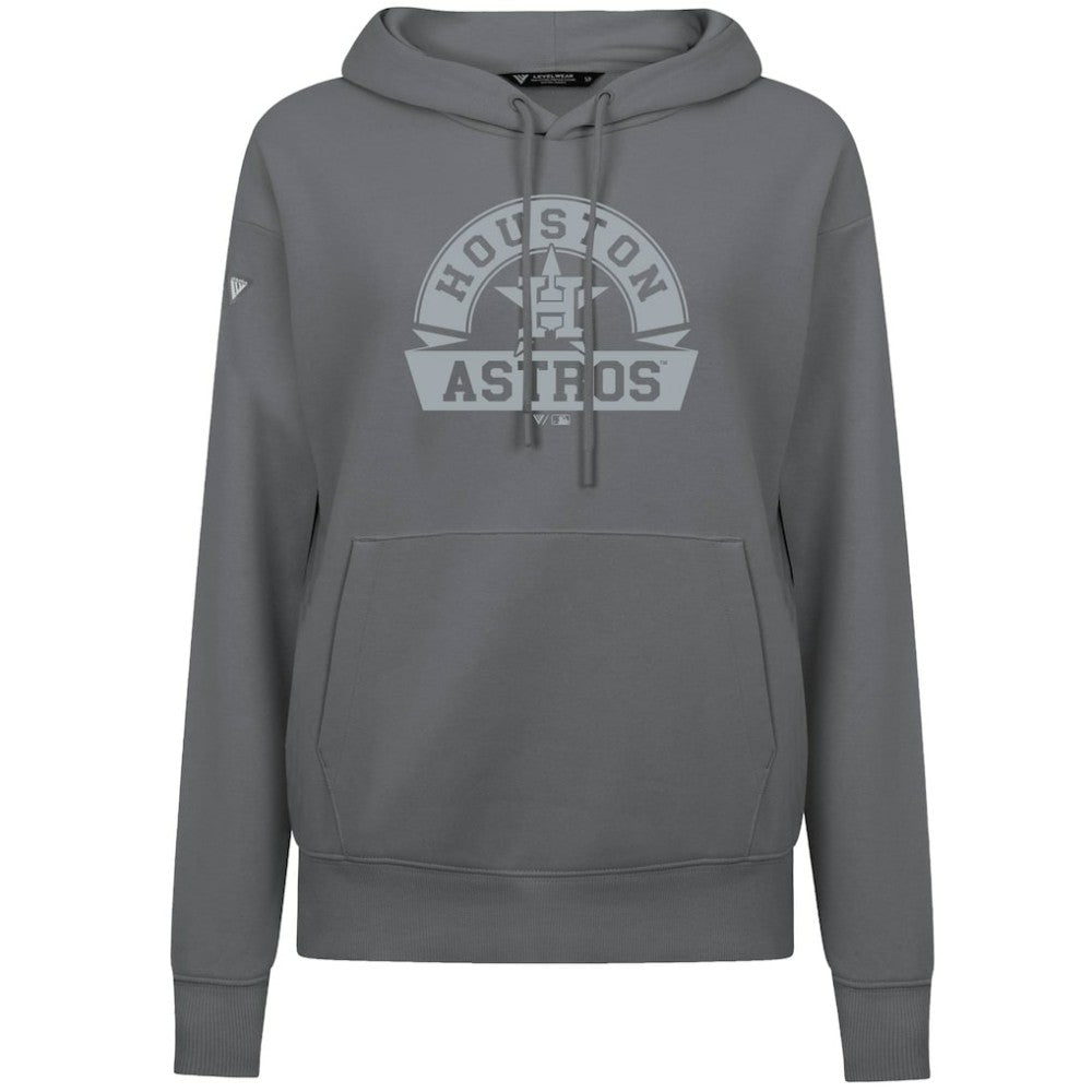 Houston Astros Levelwear Women's Adorn Banner Arch Hoodie Lifestyle