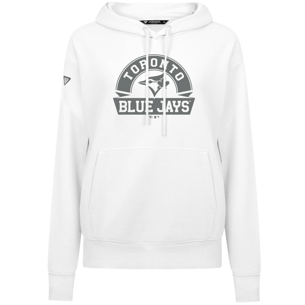 Toronto Blue Jays Levelwear Women's Adorn Banner Arch Hoodie Lifestyle