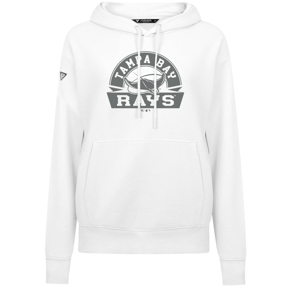 Tampa Bay Rays Levelwear Women's Adorn Banner Arch Hoodie Clearance