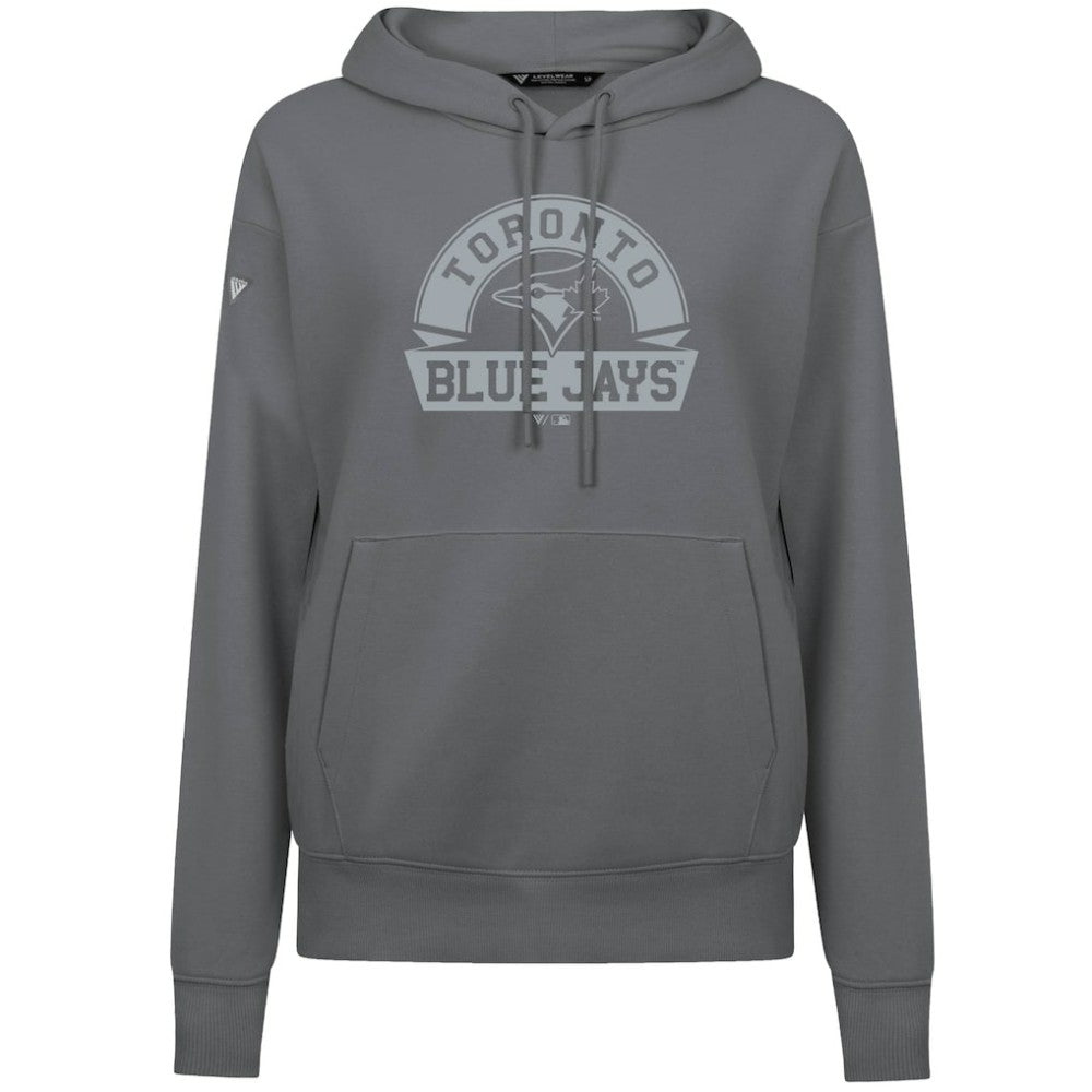 Toronto Blue Jays Levelwear Women's Adorn Banner Arch Hoodie On Sale