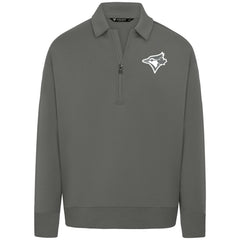 Toronto Blue Jays Levelwear Women's Canmore Chenille Logo Quarter-Zip Top Sale