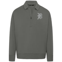 Detroit Tigers Levelwear Women's Canmore Chenille Logo Quarter-Zip Top discount