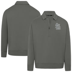 St. Louis Cardinals Levelwear Women's Canmore Chenille Logo Quarter-Zip Top Sale