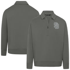 San Diego Padres Levelwear Women's Canmore Chenille Logo Quarter-Zip Top Near Me