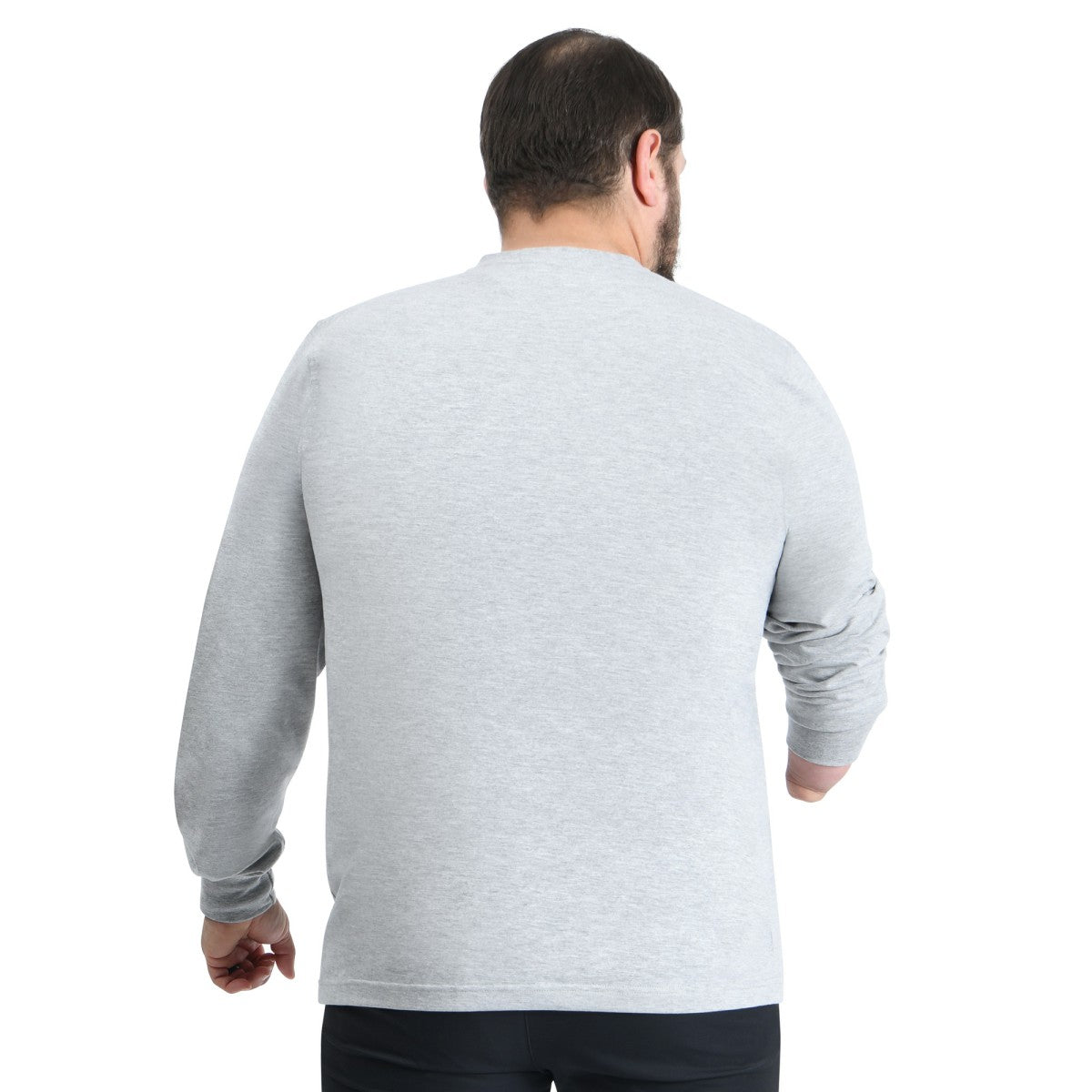 NBA - Milwaukee Bucks G-III Sports by Carl Banks Adaptive Printed Mesh Effect Long Sleeve T-Shirt - Gray