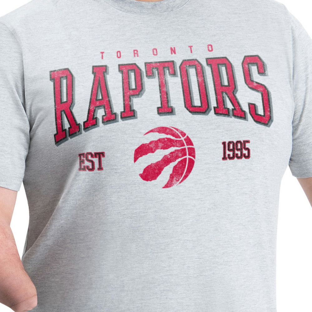 NBA - Toronto Raptors G-III Sports by Carl Banks Adaptive Classic Team Spirit Short Sleeve T-Shirt - Gray
