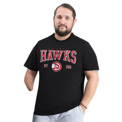 NBA - Atlanta Hawks G-III Sports by Carl Banks Adaptive Classic Team Spirit Short Sleeve T-Shirt - Black