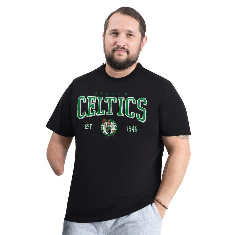 NBA - Boston Celtics G-III Sports by Carl Banks Adaptive Classic Team Spirit Short Sleeve T-Shirt - Black