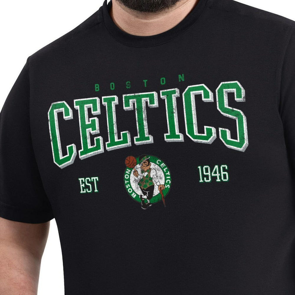 NBA - Boston Celtics G-III Sports by Carl Banks Adaptive Classic Team Spirit Short Sleeve T-Shirt - Black