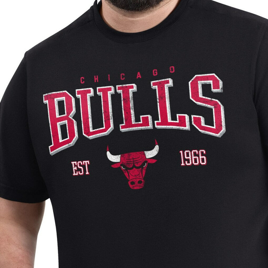 NBA - Chicago Bulls G-III Sports by Carl Banks Adaptive Classic Team Spirit Short Sleeve T-Shirt - Black