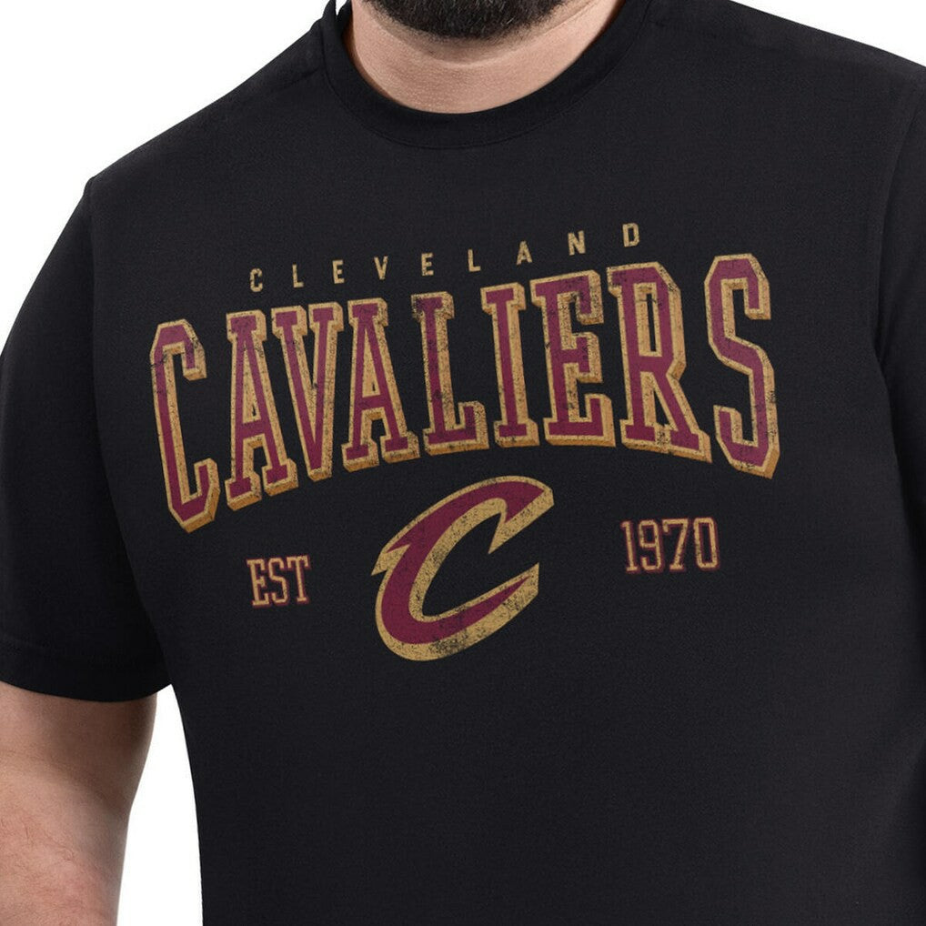NBA - Cleveland Cavaliers G-III Sports by Carl Banks Adaptive Classic Team Spirit Short Sleeve T-Shirt - Black