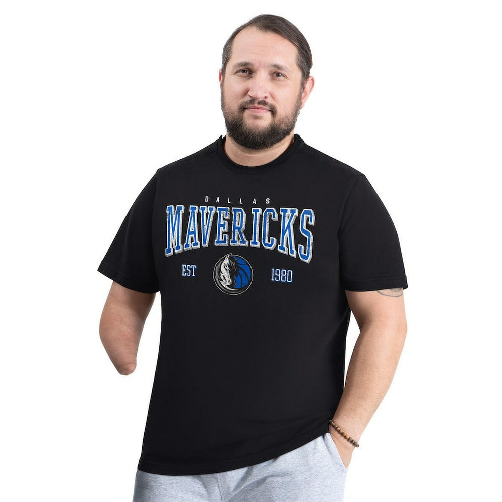 NBA - Dallas Mavericks G-III Sports by Carl Banks Adaptive Classic Team Spirit Short Sleeve T-Shirt - Black