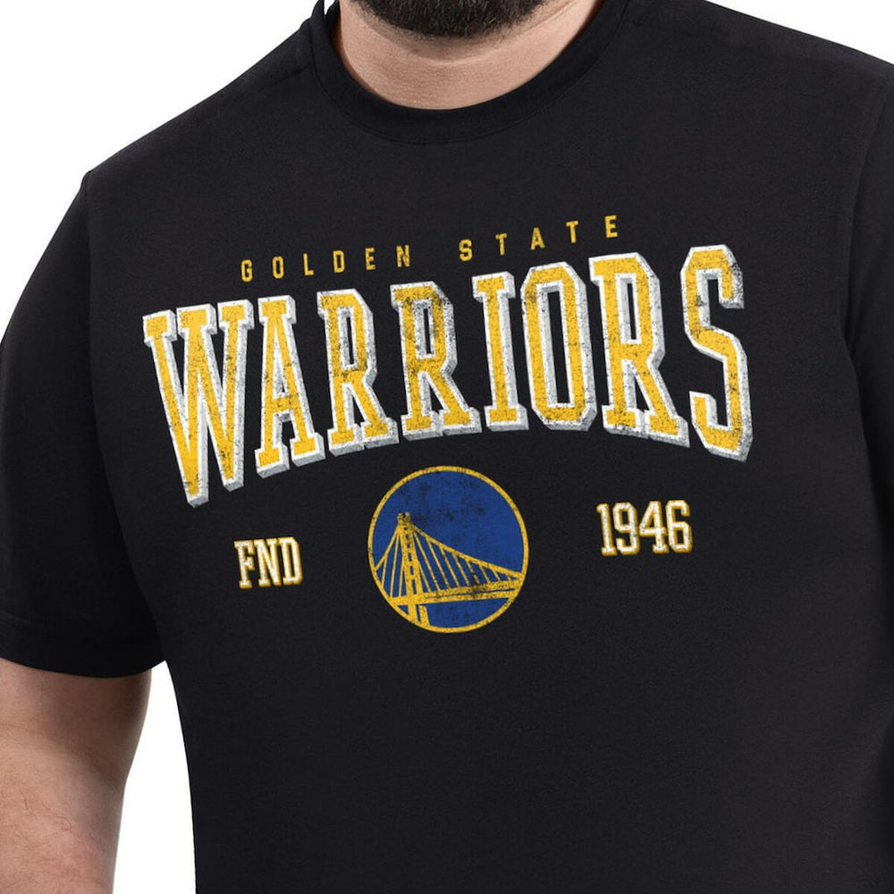 NBA - Golden State Warriors G-III Sports by Carl Banks Adaptive Classic Team Spirit Short Sleeve T-Shirt - Black