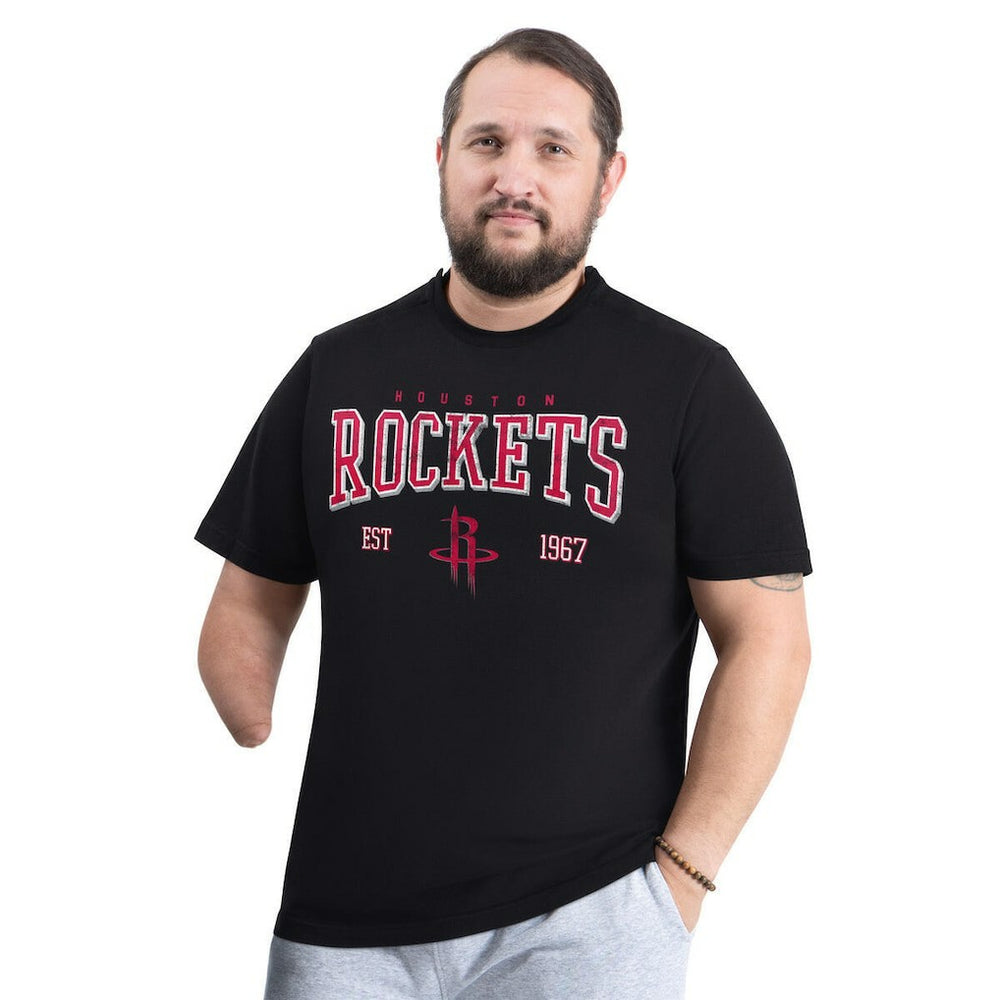 NBA - Houston Rockets G-III Sports by Carl Banks Adaptive Classic Team Spirit Short Sleeve T-Shirt - Black