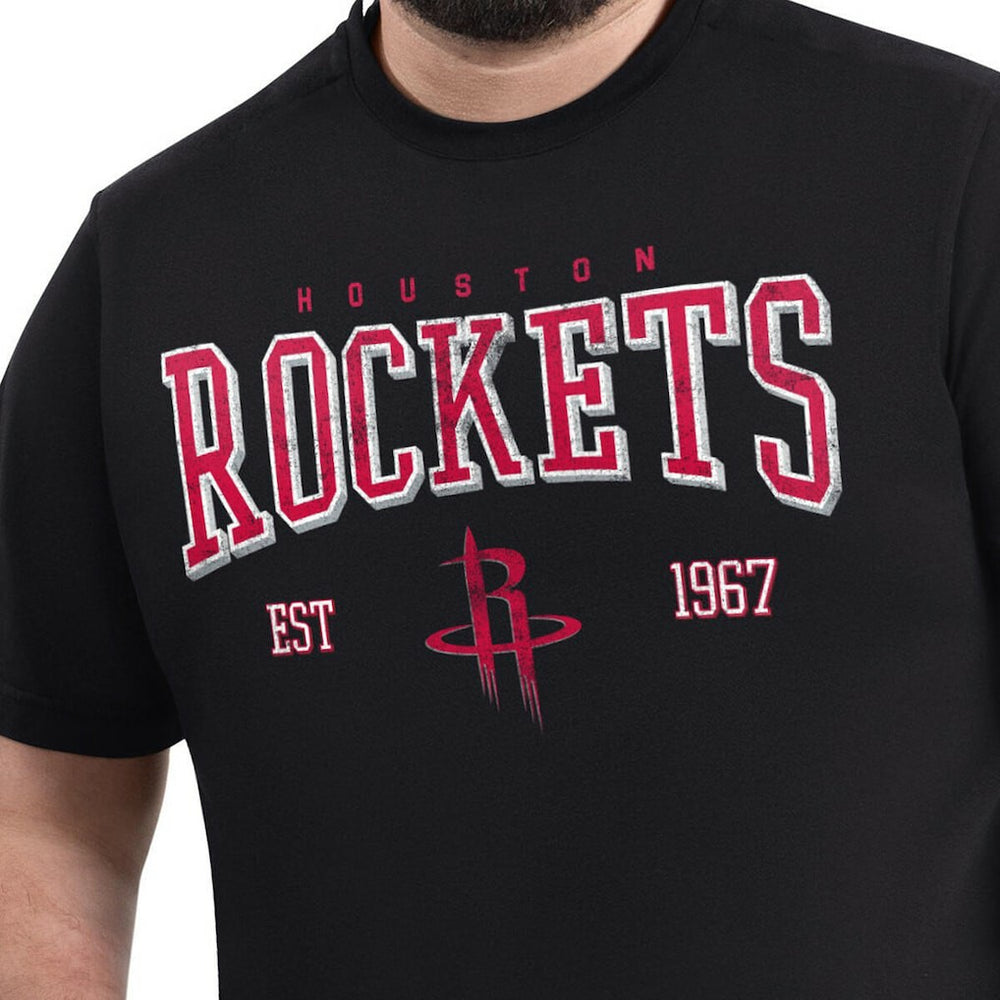 NBA - Houston Rockets G-III Sports by Carl Banks Adaptive Classic Team Spirit Short Sleeve T-Shirt - Black