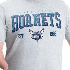 NBA - Charlotte Hornets G-III Sports by Carl Banks Adaptive Classic Team Spirit Short Sleeve T-Shirt - Gray
