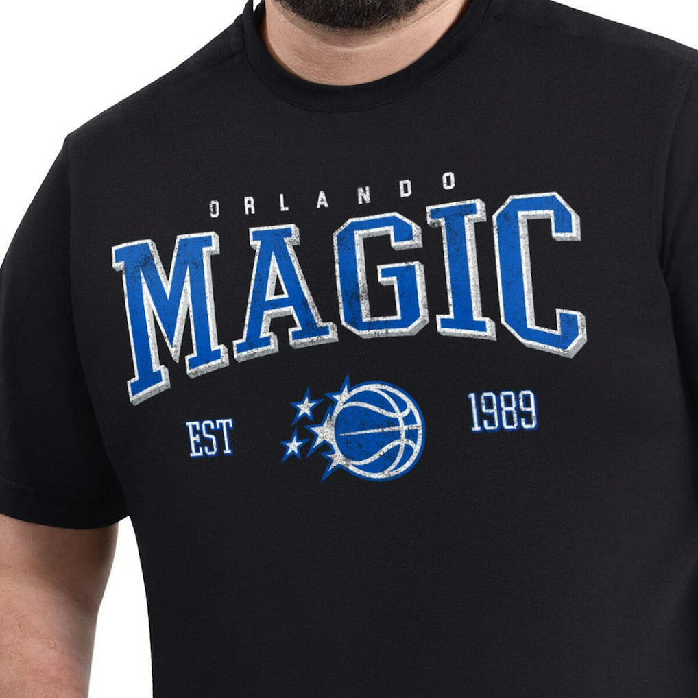 NBA - Orlando Magic G-III Sports by Carl Banks Adaptive Classic Team Spirit Short Sleeve T-Shirt - Black