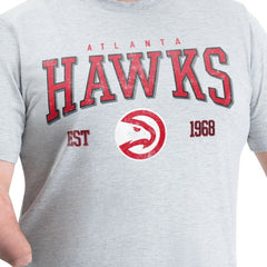 NBA - Atlanta Hawks G-III Sports by Carl Banks Adaptive Classic Team Spirit Short Sleeve T-Shirt - Gray