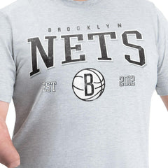 NBA - Brooklyn Nets G-III Sports by Carl Banks Adaptive Classic Team Spirit Short Sleeve T-Shirt - Gray